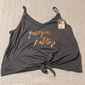 Georgia Bulldogs Women’s Grey Top